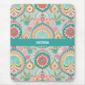 インディアンバザールパステルカスタムパターン マウスパッド (正面)