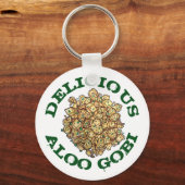 インディアンパキスタン料理アロオゴビカレー キーホルダー (正面)