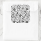 インディアンパターンドール スクエアシール (バッグ)