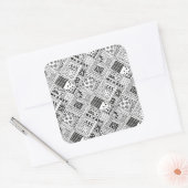 インディアンパターンドール スクエアシール (封筒)