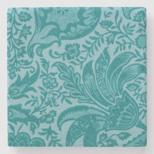 インディアンパターン（William Morrisによる）石造りコースター