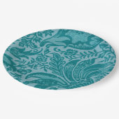 インディアンパターン(William Morrisによる)紙プレート ペーパープレート (アングル)