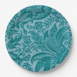 インディアンパターン（William Morrisによる）紙プレート ペーパープレート