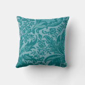 インディアンパターン（William Morrisによる）装飾用クッション クッション (裏面)