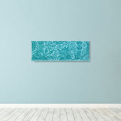 インディアンパターン（William Morris著） キャンバスプリント (インサイチュ (ウッドフロア))