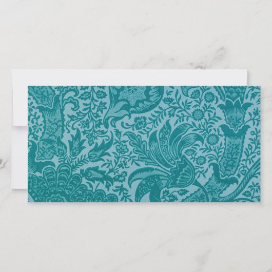 インディアンパターン(William Morris)カード カード (正面)