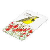 インディアンパントブラシメドウラルクワイオミング マグネット (左側)