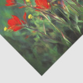 インディアンパントブ絵を描ラシのオリジナルワイルドフラワーアート 薄葉紙 (詳細)