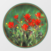 インディアンパントブ絵画ラシのオリジナル – フラワーアート ウィンドウサイン (シート)