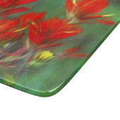 インディアンパントブ絵画ラシのオリジナル – フラワーアート カッティングボード (角)