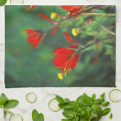 インディアンパントブ絵画ラシのオリジナル – フラワーアート キッチンタオル (折り畳み)