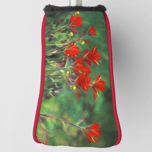 インディアンパントブ絵画ラシのオリジナル – フラワーアート ゴルフヘッドカバー (回転90)