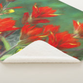 インディアンパントブ絵画ラシのオリジナル – フラワーアート シェルパブランケット (3/4)