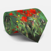 インディアンパントブ絵画ラシのオリジナル – フラワーアート ネクタイ (ロール)