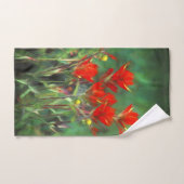 インディアンパントブ絵画ラシのオリジナル – フラワーアート バスタオルセット (ハンドタオル)