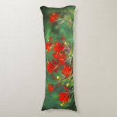 インディアンパントブ絵画ラシのオリジナル – フラワーアート ボディピロー (正面縦)