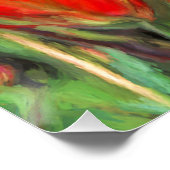 インディアンパントブ絵画ラシのオリジナル – フラワーアート ポスター (コーナー)