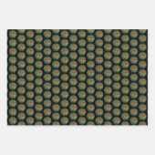 インディアンパントブ絵画ラシのオリジナル – フラワーアート ラッピングペーパーシート (正面3)