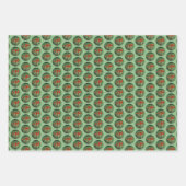 インディアンパントブ絵画ラシのオリジナル – フラワーアート ラッピングペーパーシート (正面)