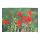 インディアンパントブ絵画ラシのオリジナル – フラワーアート 枕カバー (正面)