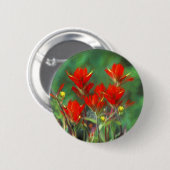 インディアンパントブ絵画ラシのオリジナル – フラワーアート 缶バッジ (正面&裏面)