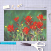 インディアンパントブ絵画ラシのオリジナル – フラワーアート 薄葉紙 (クラフト)