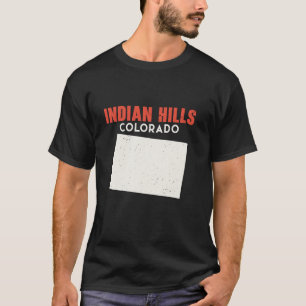 インディアンヒルズコロラドUSA州アメリカトラベルコル Tシャツ