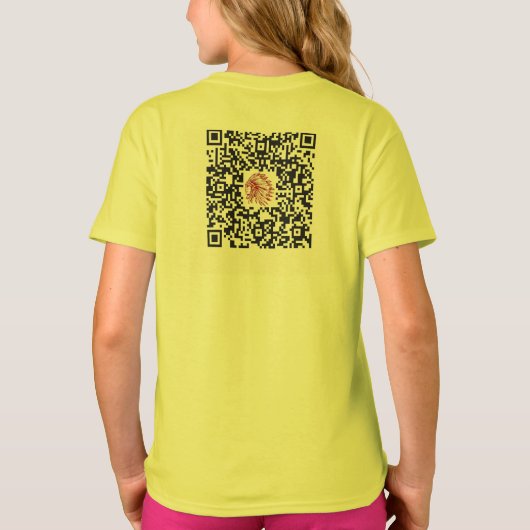 インディアンヒルズチーズガールズイエロースクールプライドティー Tシャツ (裏面)