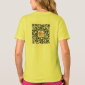 インディアンヒルズチーズガールズイエロースクールプライドティー Tシャツ (裏面)