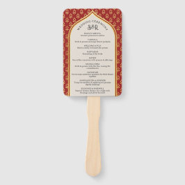 インディアンヒンズーサパダディ結婚式 プログラムファン ハンドファン