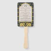 インディアンヒンズーサパダディ結婚式 プログラムファン ハンドファン (正面)