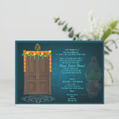 インディアンヒンズーハウスウォーミンググリハプラヴェシュ招待状 招待状 (スタンド正面)