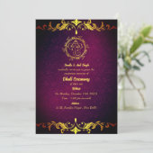 インディアンヒンズー教ボーイドッティ式パンチャカッツアヴィット 招待状 (スタンド正面)