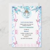 インディアンヒンズー教ボーイドッティ式パンチャカッツアヴィット 招待状 (正面)