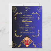 インディアンヒンズー教ボーイドッティ式パンチャカッツアヴィット 招待状 (正面)