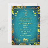 インディアンヒンズー教ボーイドッティ式パンチャカッツアヴィット 招待状 (正面)