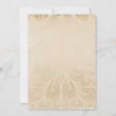 インディアンヒンズー教婚礼式 招待状 (裏面)