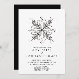 インディアンヒンズー教手描結婚き 招待状