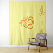 インディアンヒンズー結婚ガネーシャ タペストリー (インサイチュ)