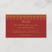 インディアンヒンズー結婚ゲネシュ詳細囲いカード エンクロージャーカード (正面)