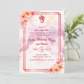 インディアンヒンドゥー引っ越し祝いパーティーグリハプラヴェシュ 招待状 (スタンド正面)