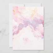 インディアンヒンドゥー引っ越し祝いパーティーグリハプラヴェシュ 招待状 (裏面)