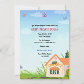 インディアンヒンドゥー引っ越し祝いパーティーグリハプラヴェシュ 招待状 (正面)