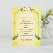 インディアンヒンドゥー教ボーイドッティ式パンチャカッツ 招待状 (スタンド正面)