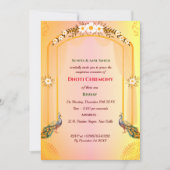 インディアンヒンドゥー教ボーイドッティ式パンチャカッツ 招待状 (正面)