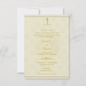 インディアンヒンドゥー教結婚式招待状 招待状 (裏面)