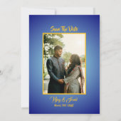 インディアンヒンドゥー結婚式招待状とカスタムイメージ 招待状 (裏面)