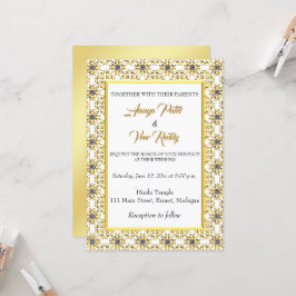 インディアンヒンドゥー結婚式招待状 招待状