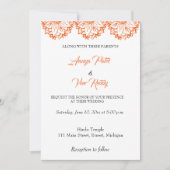 インディアンヒンドゥー結婚式招待状 招待状 (正面)