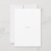 インディアンヒンドーシンプルン結婚式招待状 招待状 (裏面)